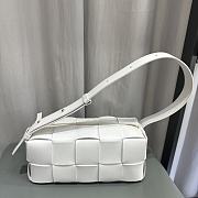 Bottega Veneta Small Brick Cassette White - 23.5x10x10cm - 3