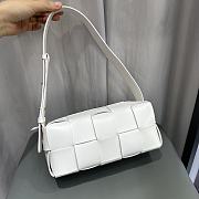 Bottega Veneta Small Brick Cassette White - 23.5x10x10cm - 6