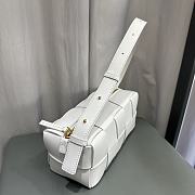 Bottega Veneta Small Brick Cassette White - 23.5x10x10cm - 4