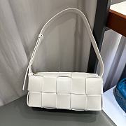 Bottega Veneta Small Brick Cassette White - 23.5x10x10cm - 2