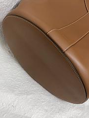 YSL Y Large Hobo in Leather Brown - 35x25x15cm - 5