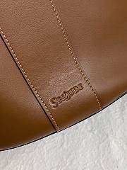 YSL Y Large Hobo in Leather Brown - 35x25x15cm - 3