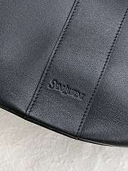 YSL Y Large Hobo in Leather Black - 35x25x15cm - 5