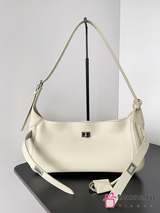 Balenciaga Bel Air Shoulder Bag Small in Soya - 30x17x10cm - 1