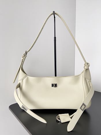 Balenciaga Bel Air Shoulder Bag Small in Soya - 30x17x10cm