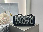 Diorstar East-West Mini Bag Blue Dior Oblique Jacquard - 27x11x10cm - 1