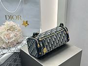 Diorstar East-West Mini Bag Blue Dior Oblique Jacquard - 27x11x10cm - 4