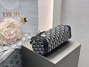 Diorstar East-West Mini Bag Blue Dior Oblique Jacquard - 27x11x10cm - 2