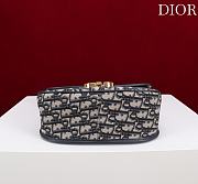Medium 30 Montaigne Satchel Bag Blue Dior Oblique Jacquard - 24x17x9cm - 4
