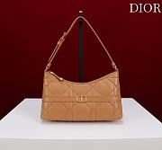 Dior Miss Caro Cigale Mini Bag Light Gold-Tone Macrocannage Lambskin - 24x14x6.5cm - 1