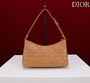Dior Miss Caro Cigale Mini Bag Light Gold-Tone Macrocannage Lambskin - 24x14x6.5cm - 6