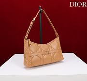 Dior Miss Caro Cigale Mini Bag Light Gold-Tone Macrocannage Lambskin - 24x14x6.5cm - 3