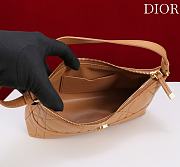 Dior Miss Caro Cigale Mini Bag Light Gold-Tone Macrocannage Lambskin - 24x14x6.5cm - 2