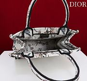 Small Dior Book Tote Beige Millefiori Embroidery - 26.5x22x14cm - 5