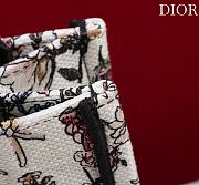 Small Dior Book Tote Beige Millefiori Embroidery - 26.5x22x14cm - 4
