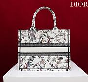 Medium Dior Book Tote Beige Millefiori Embroidery - 36x27.5x16.5cm - 4