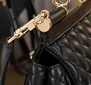 Dolce & Gabbana Small Sicily Handbag Black - 19x13x6cm - 5