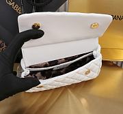 Dolce & Gabbana Small Sicily Handbag White - 19x13x6cm - 6
