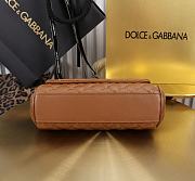 Dolce & Gabbana Small Sicily Handbag Brown - 19x13x6cm - 3