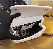 Dolce & Gabbana Medium Sicily Handbag White - 20x18.5x10cm - 5