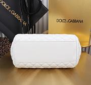 Dolce & Gabbana Medium Sicily Handbag White - 20x18.5x10cm - 3