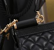 Dolce & Gabbana Medium Sicily Handbag Black - 20x18.5x10cm - 6