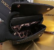 Dolce & Gabbana Medium Sicily Handbag Black - 20x18.5x10cm - 4