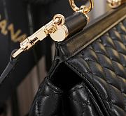 Dolce & Gabbana Medium Sicily Handbag Black - 20x18.5x10cm - 3