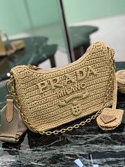 Prada Natural Prada Re-edition Crochet Mini Bag 1BC204 - 22x18x6cm - 6