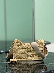 Prada Natural Prada Re-edition Crochet Mini Bag 1BC204 - 22x18x6cm - 4