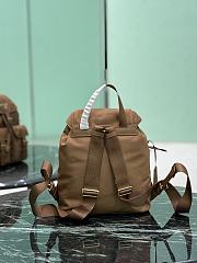 Prada Brown Small Re-nylon Backpack 1BZ677 - 28×23.5×12cm - 3