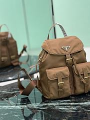 Prada Brown Small Re-nylon Backpack 1BZ677 - 28×23.5×12cm - 5