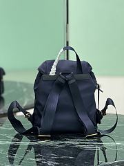 Prada Navy Small Re-nylon Backpack 1BZ677 - 28×23.5×12cm - 3