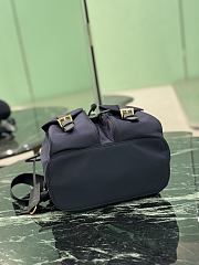 Prada Navy Small Re-nylon Backpack 1BZ677 - 28×23.5×12cm - 2