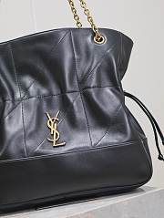 YSL Medium Jamie Shopping In Lambskin Black - 35x35x10cm - 4