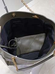 YSL Medium Jamie Shopping In Lambskin Khaki - 35x35x10cm - 2