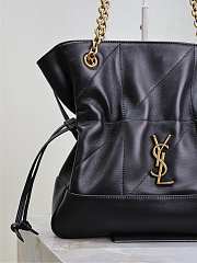 YSL Jamie Shopping Small In Lambskin Black - 29x27x11cm - 6
