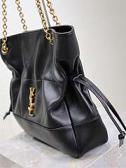 YSL Jamie Shopping Small In Lambskin Black - 29x27x11cm - 5