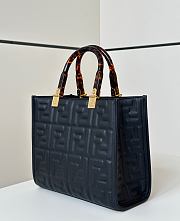 Fendi Sunshine Small Leather Black - 25.5x22.5x12cm - 5