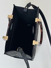 Fendi Sunshine Small Leather Black - 25.5x22.5x12cm - 4