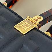 Fendi Sunshine Small Leather Black - 25.5x22.5x12cm - 2