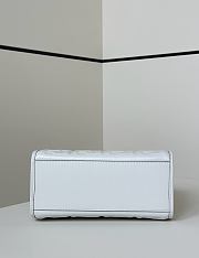 Fendi Sunshine Small Leather White - 25.5x22.5x12cm - 6