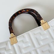 Fendi Sunshine Small Leather White - 25.5x22.5x12cm - 5