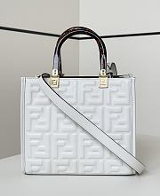 Fendi Sunshine Small Leather White - 25.5x22.5x12cm - 3