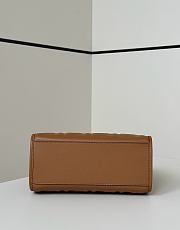 Fendi Sunshine Small Leather Brown - 25.5x22.5x12cm - 6