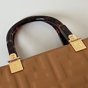 Fendi Sunshine Small Leather Brown - 25.5x22.5x12cm - 3