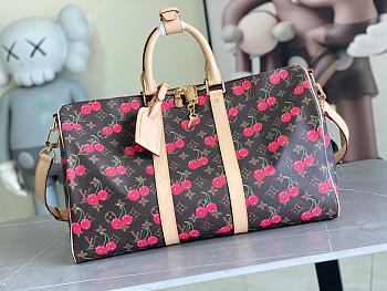 LVxTM Keepall Bandoulière 45 Cherry M13764 - 45x27x20cm 