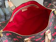 LVxTM Keepall Bandoulière 45 Cherry M13764 - 45x27x20cm  - 4