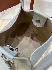 Loro Piana Small Bale bag Grained Calfskin Light Blue Belle - 21x17x17cm - 2