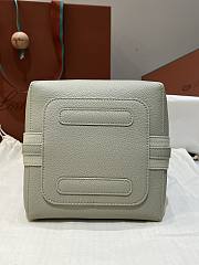 Loro Piana Small Bale bag Grained Calfskin Green - 21x17x17cm - 3